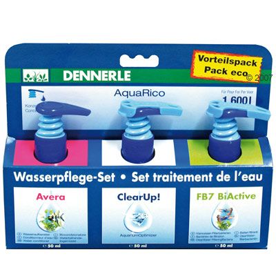 Dennerle AquaRico Water Conditioner-Set - 3 x 50 ml