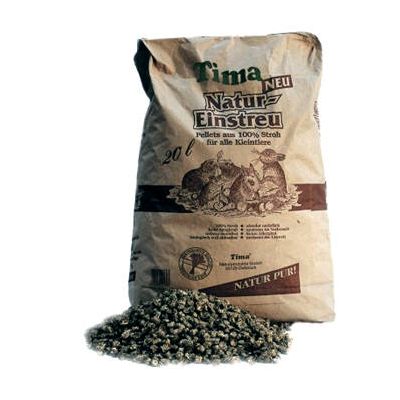 Tima Natur Nagereinstreu Strohgranulat - 60 l (ca. 24 kg)