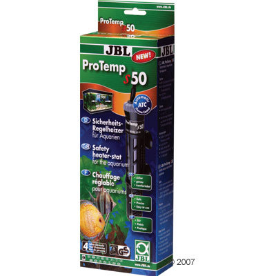 Chauffage réglable JBL Pro Temp avec capot de protection- S 100W, longueur : 27,5 cm