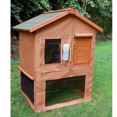Cover for Trixie Natura Double Decker Hutch & Run - cover for Trixie Natura Doub