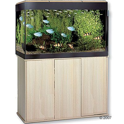 Fluval Aquarium-Kombination Roma 240 - - naturhell/ mocca Preisvergleich