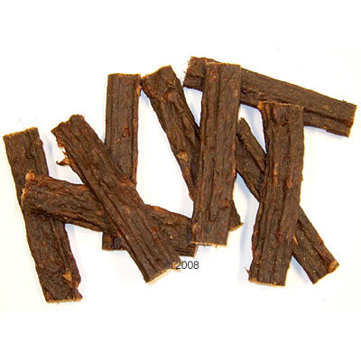 Friandise pour chien au cerf CANIBIT- 150 g, lamelles de viande de cerf