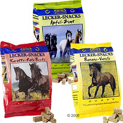 Happy Horse Lecker Snack Pferdeleckerli - - Karotte & Rote Bete 