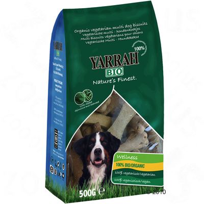 Yarrah Bio Multi Dog Biskuits Kausnack - 3er Pack, à 500 g