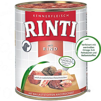 Rinti Pur Kennerfleisch 6 x 800 g - Lamm