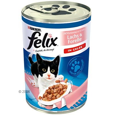 Felix Emincés en gelée 6 x 400 g- boeuf & poulet