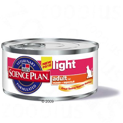Hill&acute;s Feline Adult Light - 6 x 156 g