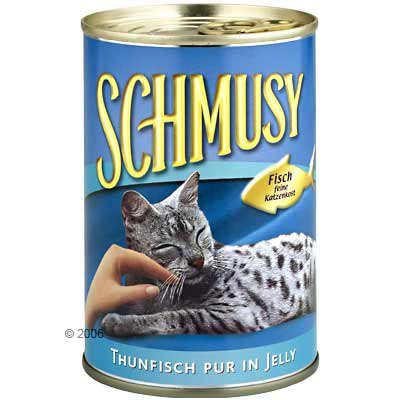 Boîtes pour chat Schmusy Poisson 6 x 400 g- sardines