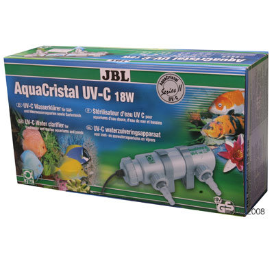 Stérilisateur d´eau JBL AquaCristal UV-C Series II- 36 Watt aquarium jusqu´à 600L, étang jusqu´à 3000L