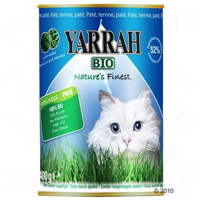 Yarrah Cat Dinner P&acirc;t&eacute; 6 x 400 g - Chicken P&acirc;t&eacute;