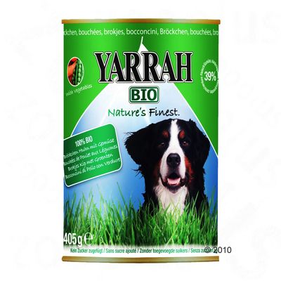 Yarrah Bio Broeckchen in Sosse Huhn mit Gemuese - 6 x 405 g