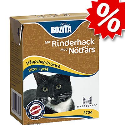 Bozita Haeppchen in Gelee 54 x 370 g - mit viel Huhn