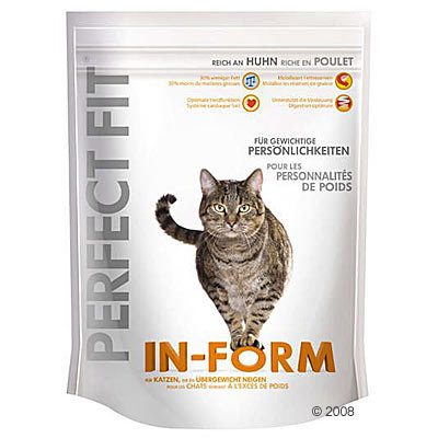 Croquettes pour chat Perfect Fit In-Form, poulet- 6 x 750 g