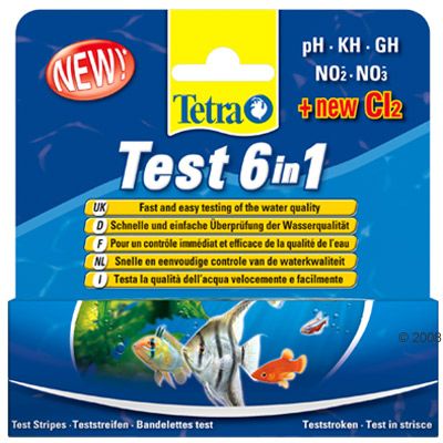 TetraTest 6 in 1 Water Test Strips - 25 Test Strips