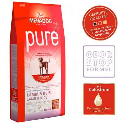 Mera Dog pure Lamm & Reis - 12,5 kg