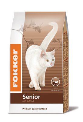 Croquettes pour chat Fokker Senior- 3 x 3 kg