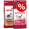 Doble pack mixto: Royal Canin Medium 25 + Medium Sensible 25 - - 15 kg Royal Canin Medium adult y 15 kg medium Sensible 25
