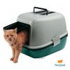 Magix Bandeja higi�nica cubierta para gatos - - Bandeja higi�nica en color antracita
