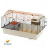 Cage pour lapin et cochon d'Inde Casita 100 - L 96 x l 57 x H 56 cm (beige)