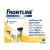Frontline spot-on pour chien de petite taille - 2/10 kg - 4 pipettes