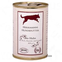 Herrmanns Bio Menü 6 x 400 g Wild mit Spätzle, Apfel Cranberries
