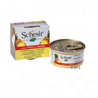 Schesir Fruit Kattenvoer 6 x 75 g - - Tonijn met papaya