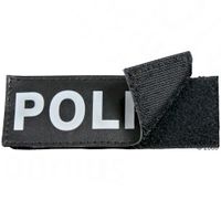  2 klittenband-stickers grootte 1 (7 x 2,5 cm) - - SECURITY 