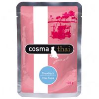 Cosma Thai pouches Kattenvoer 6 x 100 g - - Tonijn