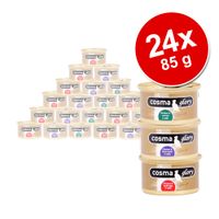  Voordeelpakket Cosma Glory in Gelei 24 x 85 g - - Kip met kreeft 
