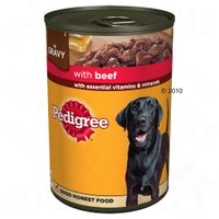  Pedigree In Jelly 6 x 400 g - - 3 smaken in brood Puppy 