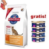 10 kg Hill's Feline + 4 x 50 g Cosma Kerst-Editie gratis! - - Adult konijn