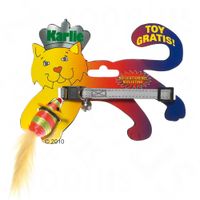  Kattenhalsband Reflex + gratis Speelmuis - - zilver 