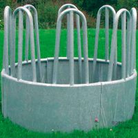 rundraufe-mit-8-fressplaetzen-15m-durchmesser Rundraufe mit 8 Fressplätzen - - 1,5m Durchmesser