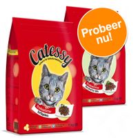 Gemengd Pakket Catessy Adult Kattenvoer - - 4 kg Gevogeltemix + 4 kg Hartige Mix