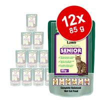 James Wellbeloved Senior Zakjes Kattenvoer 12 x 85 g - - Kalkoen