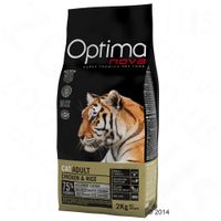 Optimanova Adult Kip Kattenvoer - - Dubbelpak: 2 x 8 kg