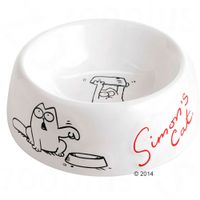 Simon's Cat Kattenvoerbak van Keramiek - - 250 ml, Ø 14 cm