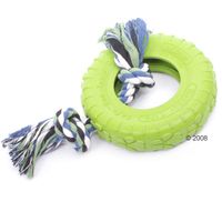  Hondenspeelgoed Rubber Tire met Speeltouw - - ? ca. 19 cm 
