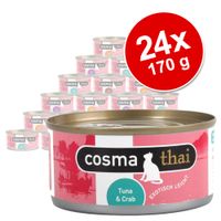 Voordeelpakket Cosma Thai in gelei of Thai Fruits 24 x 170 g - - In gelei: Gemengd pakket