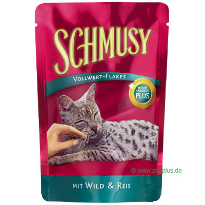Lot Schmusy Vollwert Flakes 20 x 100 g- dinde & riz