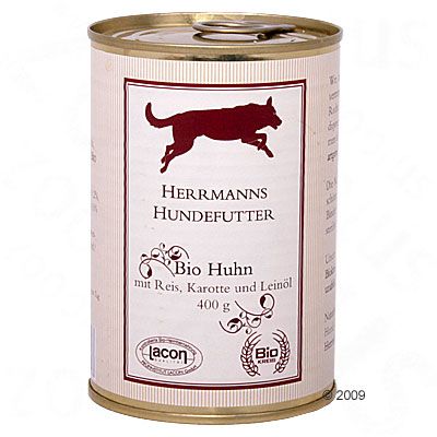 Herrmanns Bio-Menue 6 x 400 g - Wild mit Spaetzle, Apfel & Cranberries