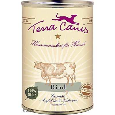 Terra Canis 6 x 400 g - Pute mit Gemuese, Birne & Kartoffeln