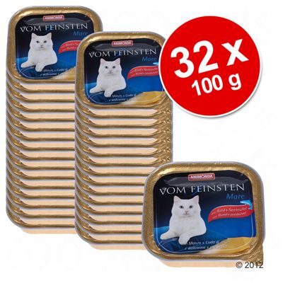 Lot économique Animonda vom Feinsten Mare 32 x 100 g- boeuf & lotte