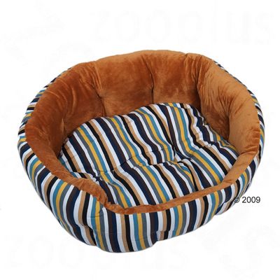 Hundebett Cozy Stripes - L 65 x B 55 x H 20 cm