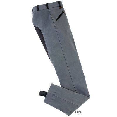 Jodhpur Reithose Natalie - GRAU - grau / schwarz Gr. 36