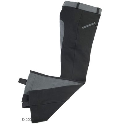 Kinder Jodhpurhose Anja - SCHWARZ - schwarz / grau Gr. 164