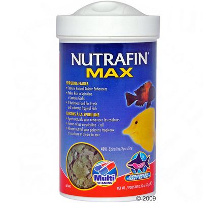 Nutrafin Max Spirulina Futterflocken - 400 ml