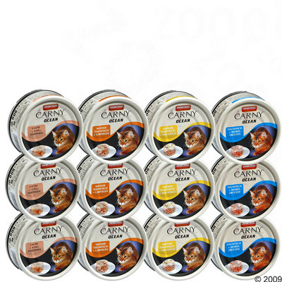 Offre d´essai Animonda Carny Ocean 12 x 80 g- 3 x 4 saveurs variées