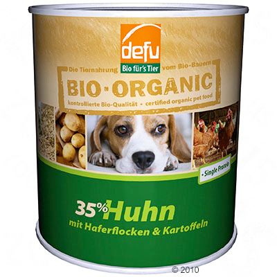 Defu Organic 35% Pure 6 x 800 g - Beef with Oats & Carrots