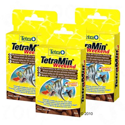 3 x TetraMin Weekend Wochenendfischfutter - 3 x 20 Futtersticks